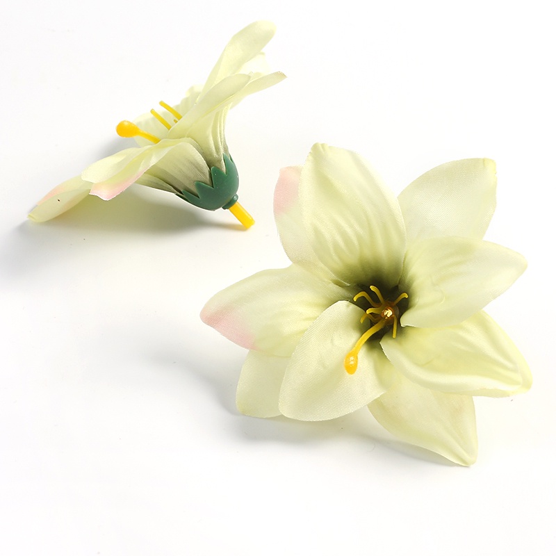 Hoa Lily Nhân Tạo Cho Trang Trí Nhà Ở 9cm DIY 1 Cái