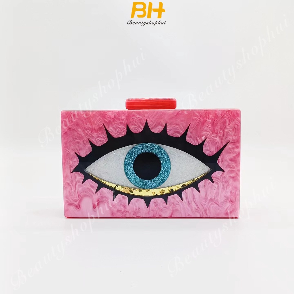 Túi Xách Đeo Chéo Dây Xích Chất Liệu Acrylic Mới 2023