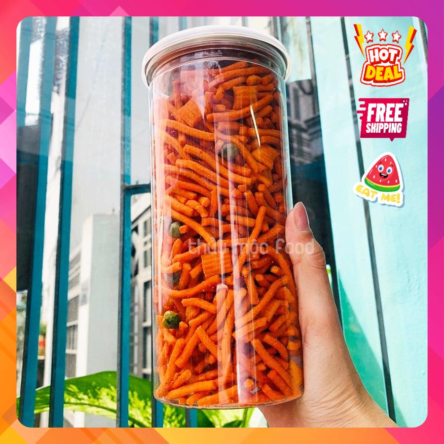 350G Bim Bim Tăm Đậu Hà Lan, Snack Que Bim Bim Tăm Thái, đồ ăn vặt hot