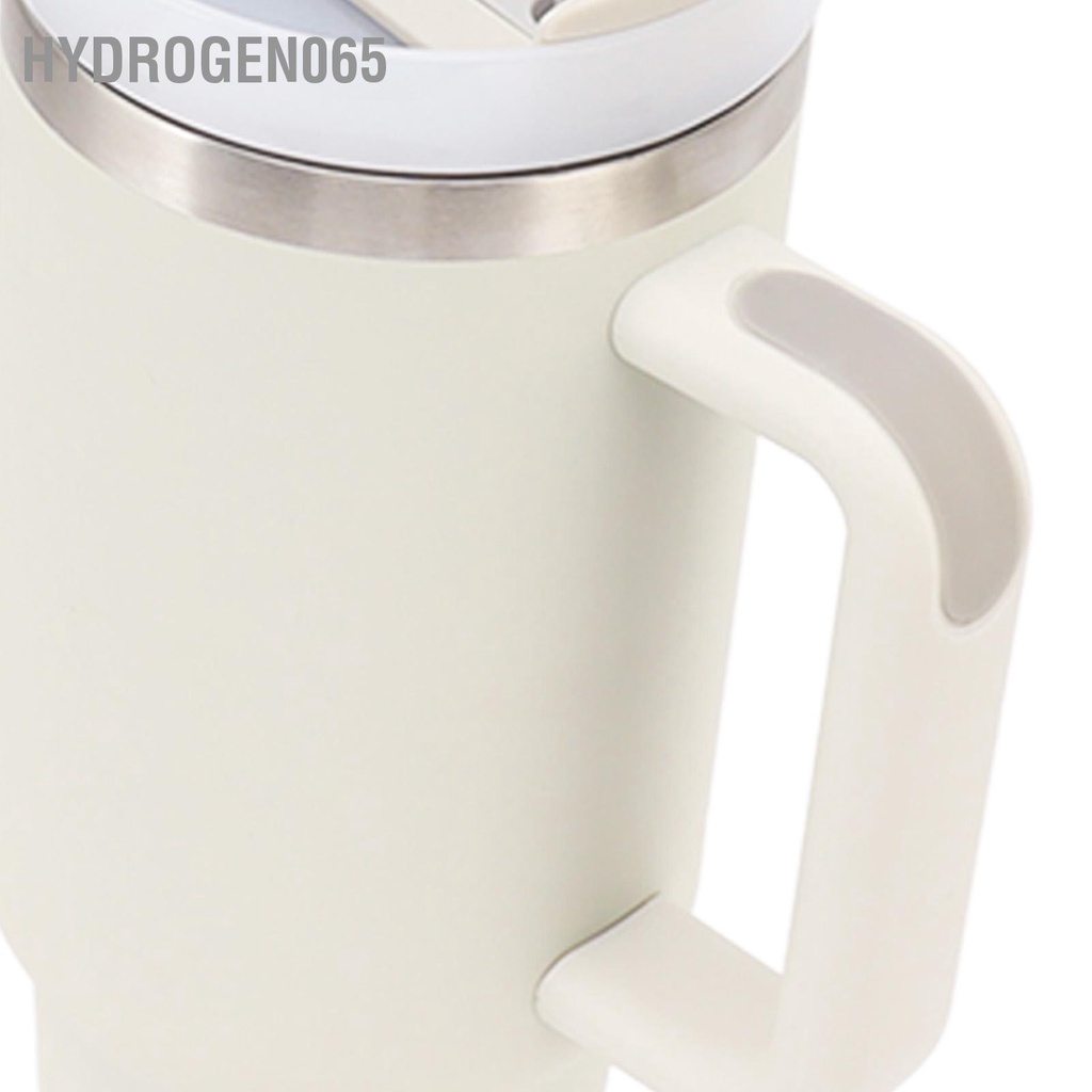 Hydrogen065 Cốc Giữ Nhiệt 40oz Có Tay Cầm Bằng Thép Không Gỉ 304 Cà Phê Cách Lạnh Ống Hút