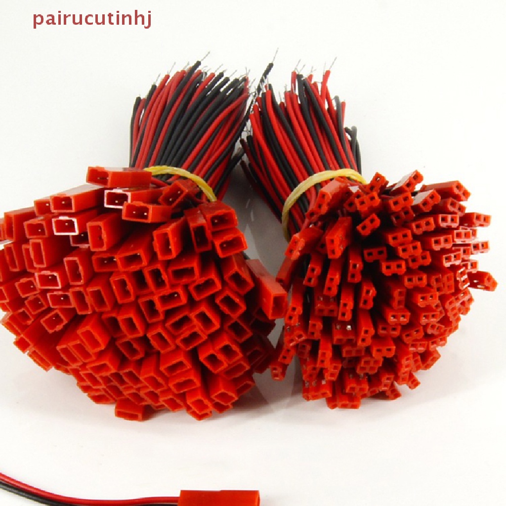 Set 10 Cặp Phích Cắm Nối JST Mini 100MM 26AWG 2 Pin Chuyên Dụng Cho Xe Hơi / Tàu Thuyền / Máy Bay RC Lipo
