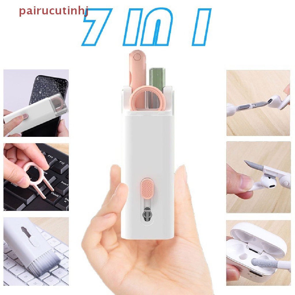 1 Bộ Bàn Chải Làm Sạch Bụi Bàn Phím Máy Tính 7 Trong 1