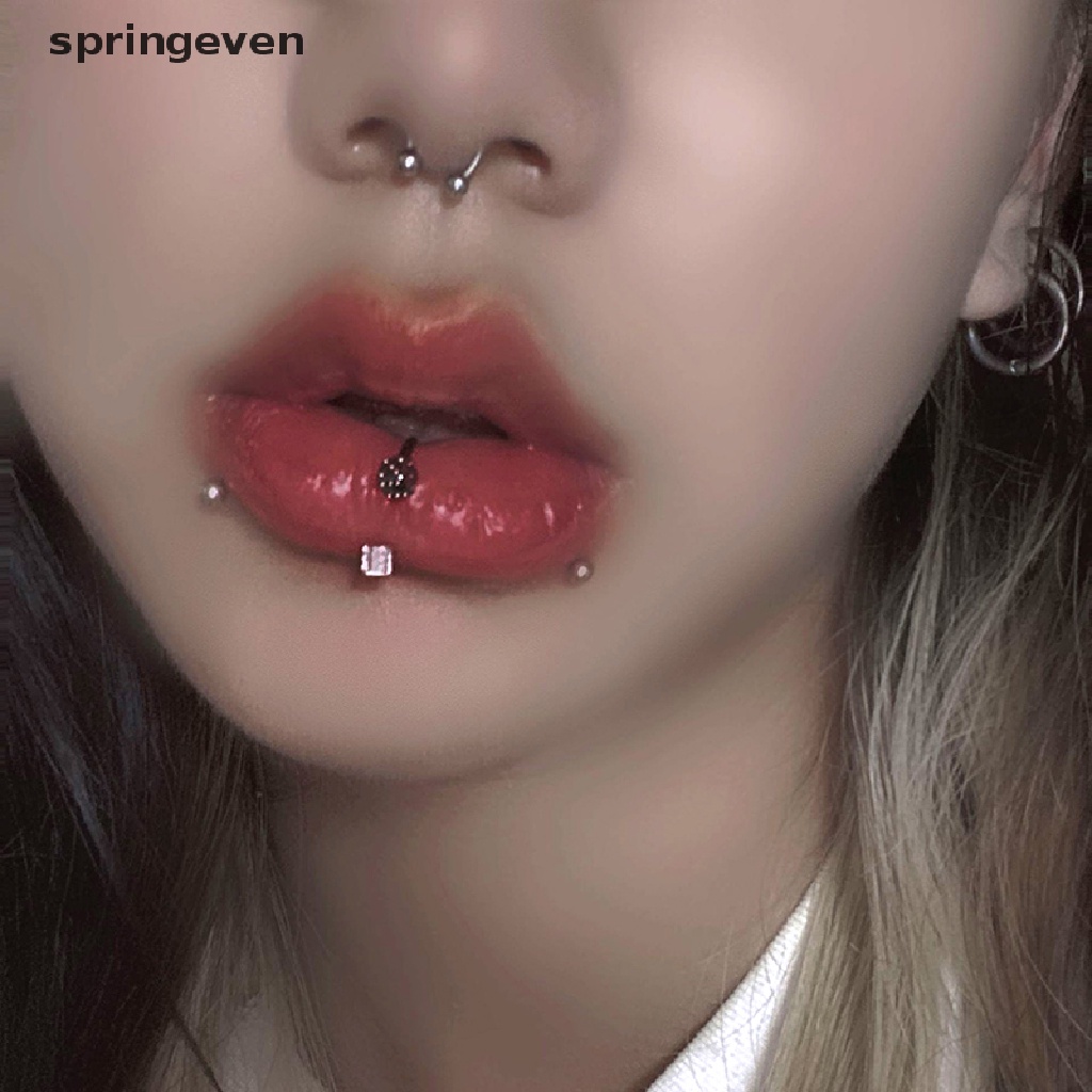 Khuyên Xỏ Mũi / Môi / Mũi Bằng Thép Titan Phong Cách Thời Trang Gothic