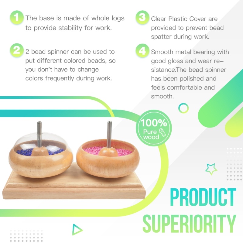 Sa Chén Xoay Kết Hạt Làm Trang Sức Thủ Công