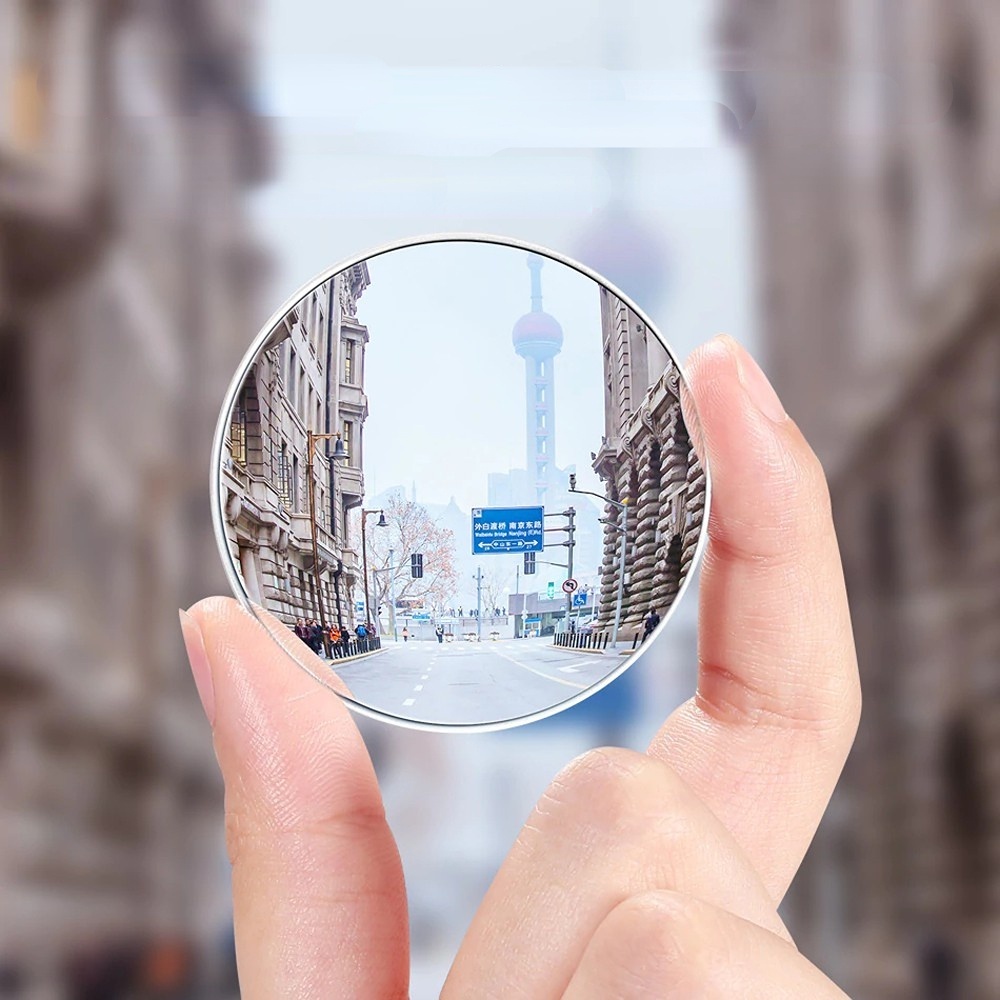 Gương cầu lồi ô tô tráng bạc xoay 360 độ