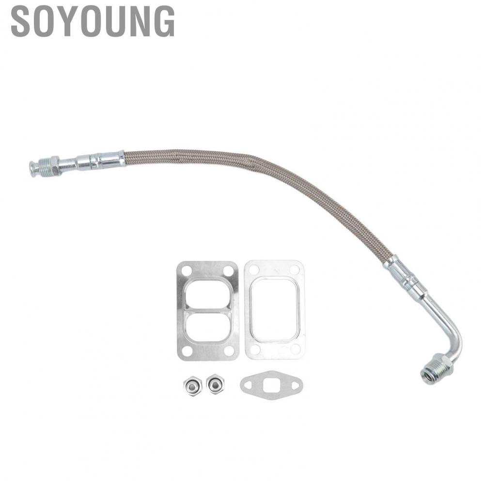 Soyoung 3913824  Turbo Oil Feed Line Easy To Install Deform Proof Long Service Life for Car