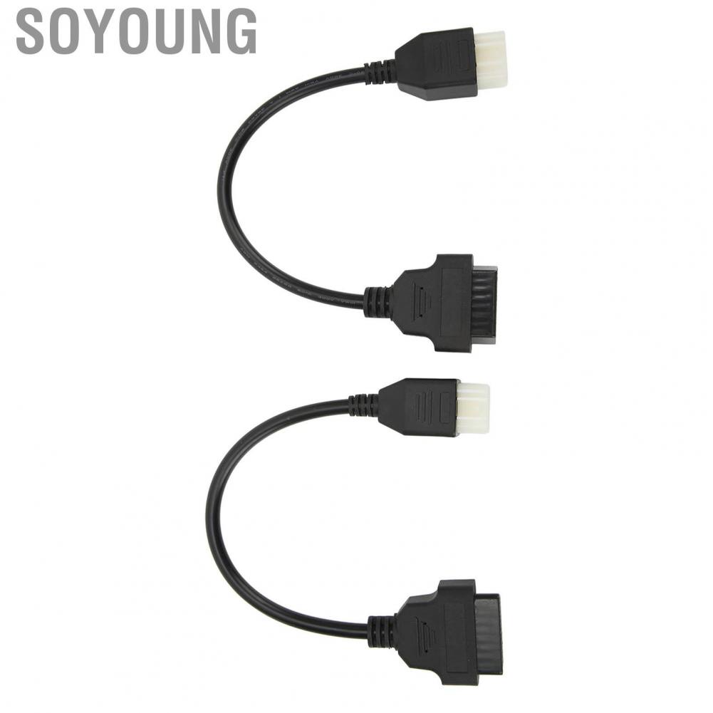 Soyoung 6 Pin OBD Connector  Diagnostic Cable Stable Structure for Motorcycle Motor