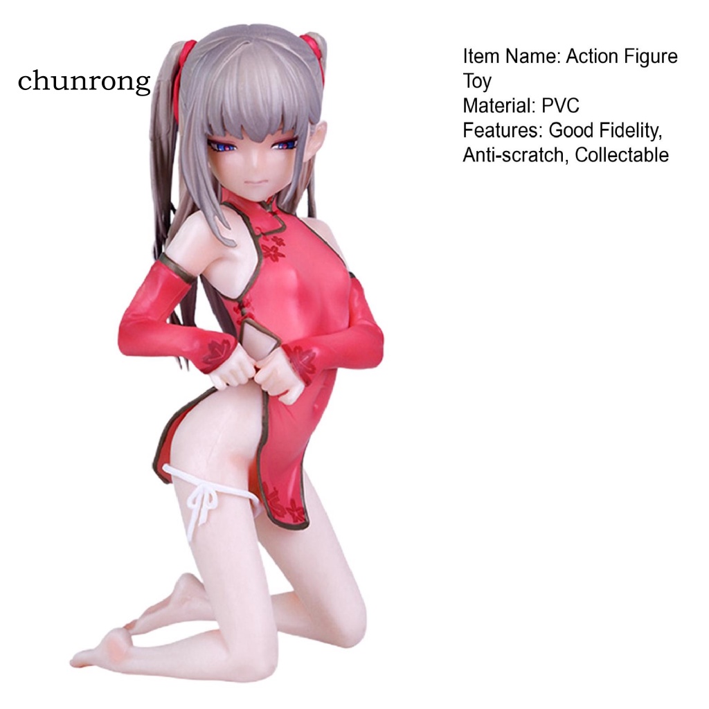 Mô Hình Nhân Vật Alice Mặc Sườn Xám Để Bàn Chống Trầy Không Phai