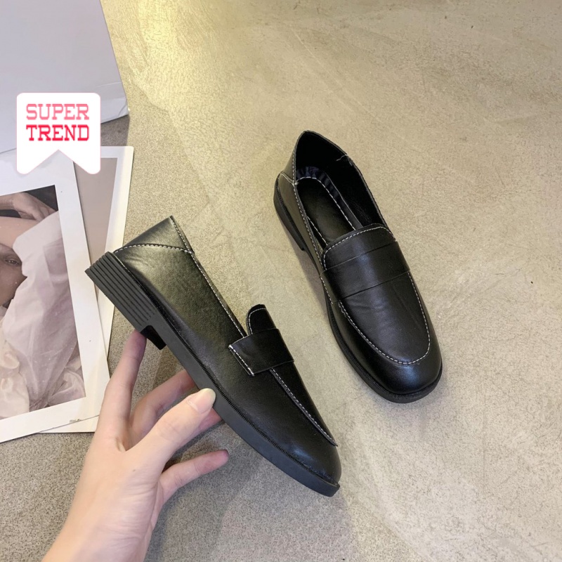 Giày bít mũi phong cách Hàn Quốc dễ thương cho nữ