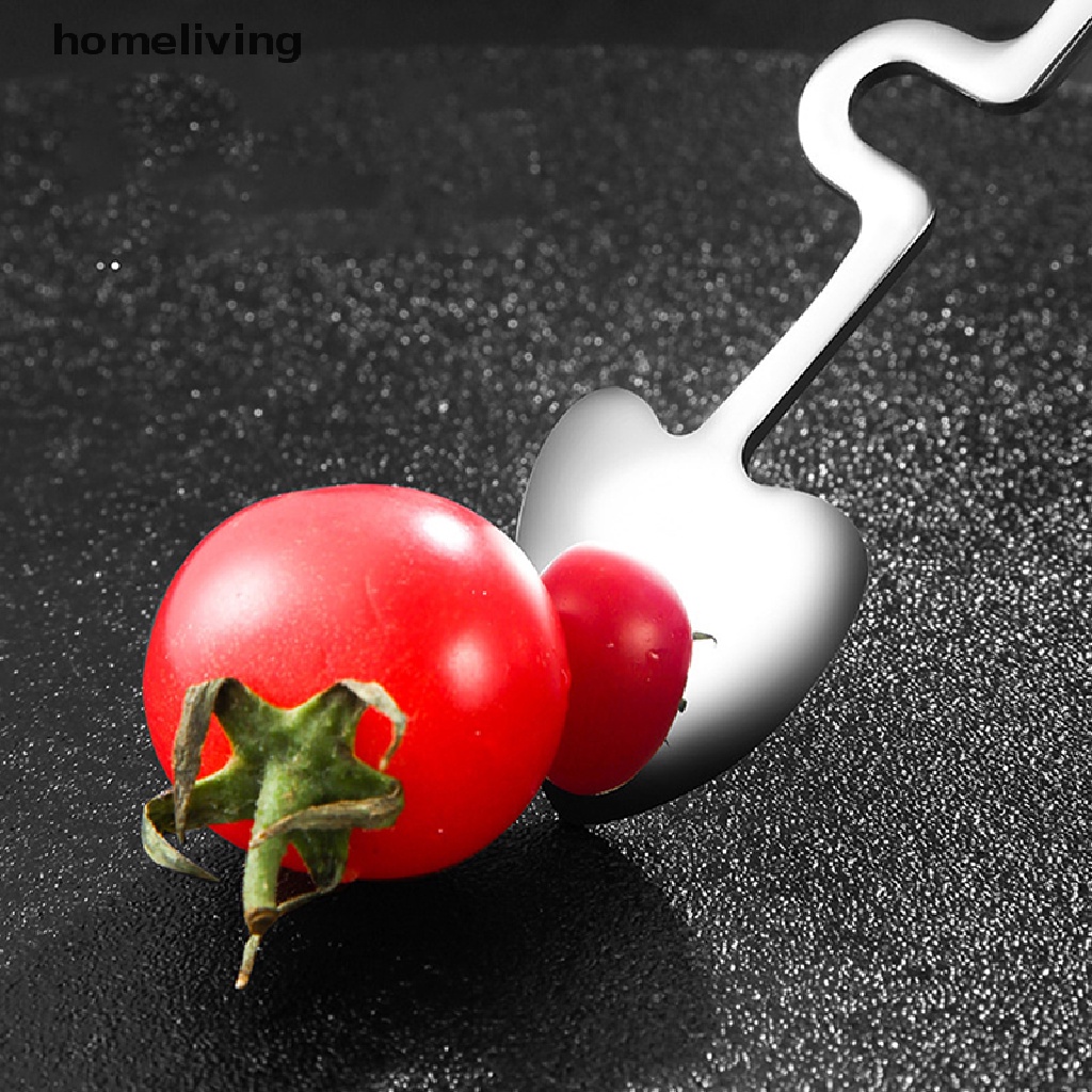 Muỗng Cà Phê Bằng Thép Không Gỉ Đầu Cong Tiện Dụng Cho Nhà Bếp