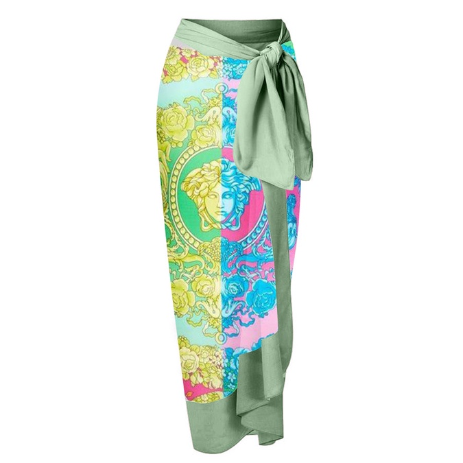 Bộ Đồ Bơi Che Bụng Chất Liệu Chiffon Mỏng Thời Trang Đi Biển Quyến Rũ Cho Nữ