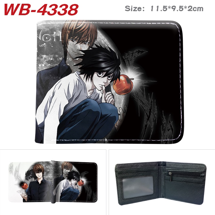 Ví Ngắn Da PU In Hình DEATH NOTE Ryuk Thời Trang Cho Nam Và Nữ