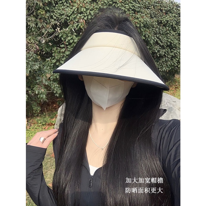 Mũ Chống Nắng UPF50 + Chống Tia Cực Tím Vành Lớn Thời Trang Mùa Hè Cho Nữ