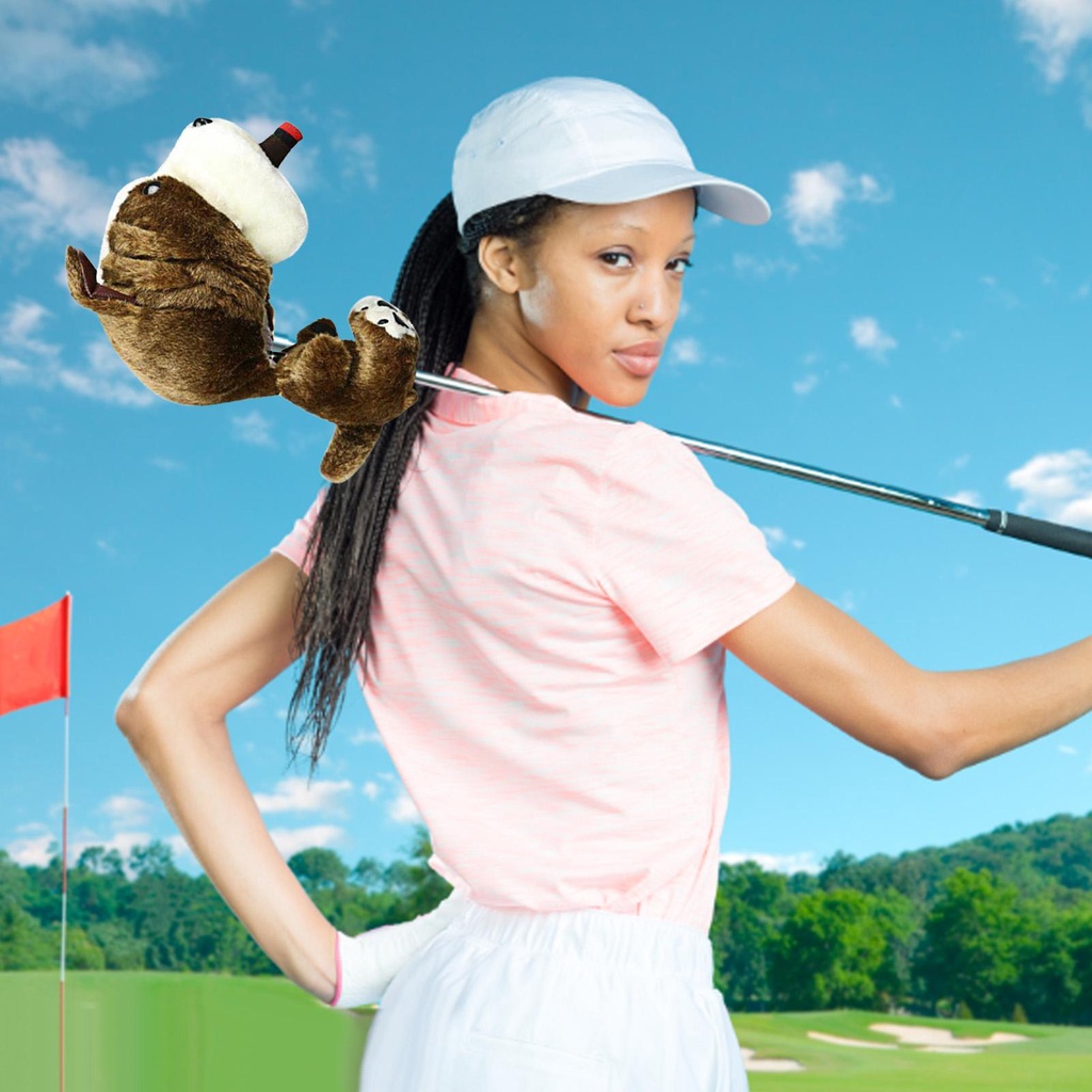 Vỏ Bọc Gậy Đánh Golf No 1 Bằng Gỗ Họa Tiết Chó Bull Hoạt Hình Cho Nam Và Nữ 460cc