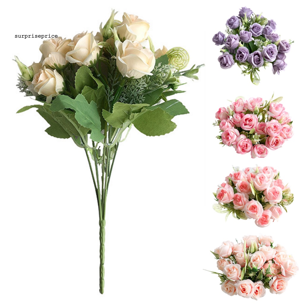 Hoa Hồng Nhân Tạo Kiểu Dáng Đơn Giản Hiện Đại Chống Thời Tiết