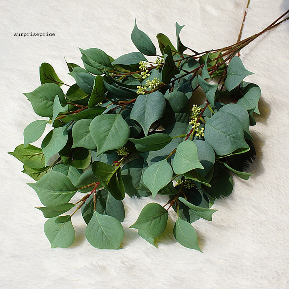 1 Nhánh Lá Bồ Đề Nhân Tạo Trang Trí Nhà Cửa / Sân Khấu DIY