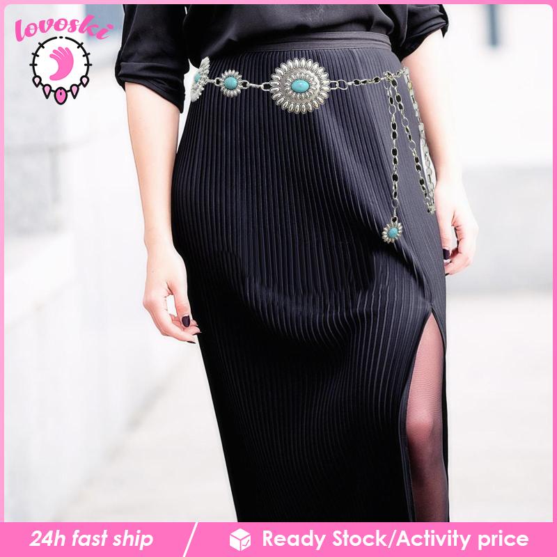 Thắt Lưng Dây Xích Phong Cách Cổ Điển Cho Nữ