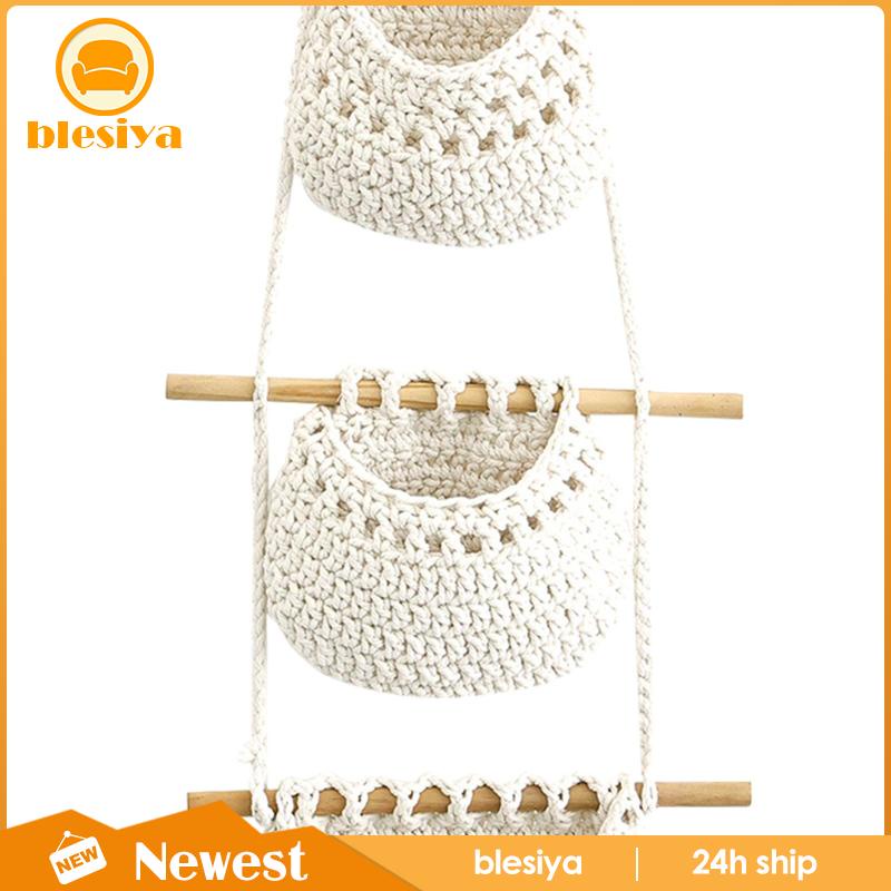 Rổ Đựng Trái Cây Đa Năng Dạng Treo Phong Cách Boho
