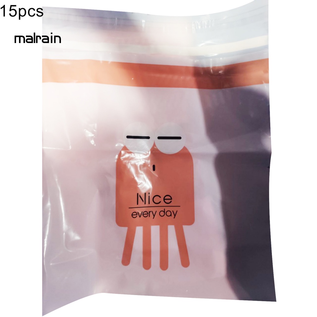 Set 15 Túi Đựng Rác Tự Dính Dùng Một Lần Họa Tiết Hoạt Hình Treo Xe Hơi
