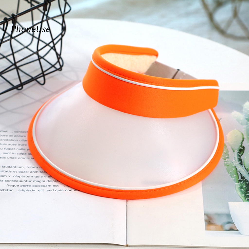 Mũ Lưỡi Trai Nửa Đầu Bằng Da PU Chống Nắng Đổi Màu Cho Bé