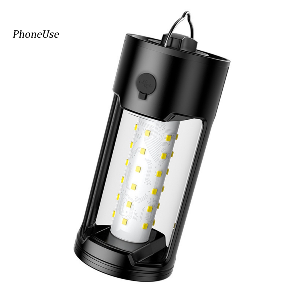 Đèn Cắm Trại Da PU Chống Thấm Nước Có Móc Treo Tiện Dụng