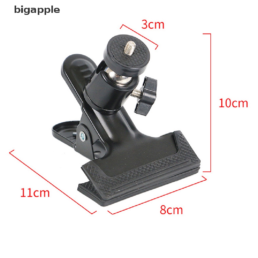 Kẹp Giá Đỡ Ba Chân Bằng Kim Loại Đa Năng Xoay 360 Độ Cho Máy Ảnh / Tripod PTZ DSLR