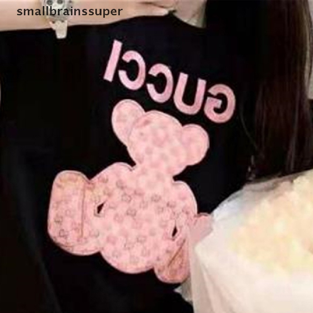 Áo Thun Tay Ngắn In Họa Tiết Hoạt Hình Trái Tim Phong Cách Đường Phố Cho Nữ SBS