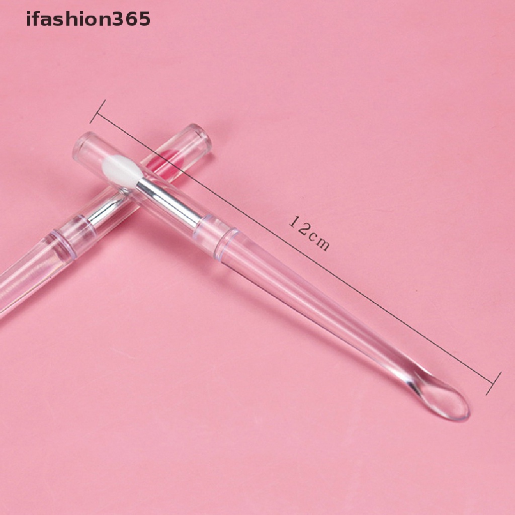 1 Cọ Tô Son Môi Bằng Silicone Kèm Nắp Đậy Chống Bụi ifashion365