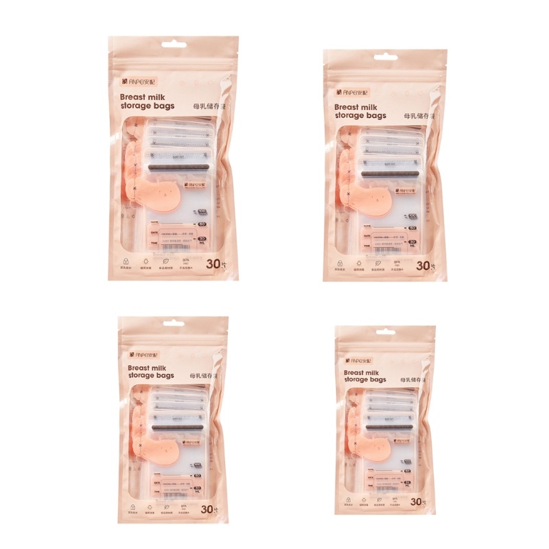 Set 30 Túi Đựng Sữa Mẹ Chống Rò Rỉ Tiện Dụng Khi Đi Du Lịch