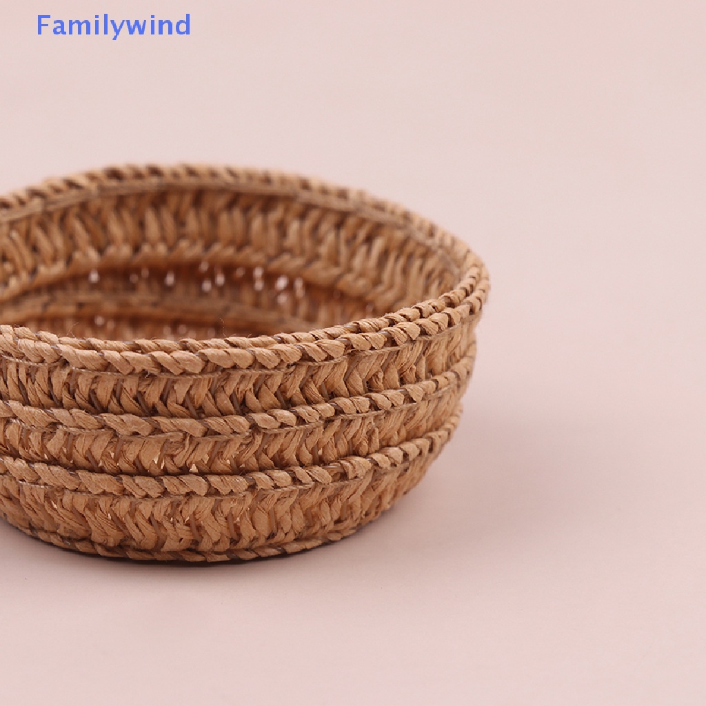 Giỏ Đan Đựng Trái Cây / Rau Củ Quả Mini Trang Trí Nhà Búp Bê