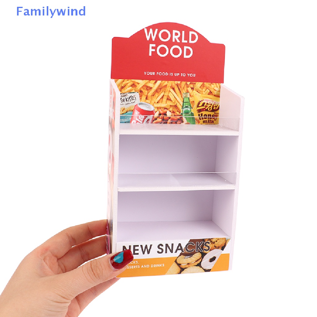 Mô Hình Hộp Trưng Bày Món Tráng Miệng Mini Cho Nhà Búp Bê