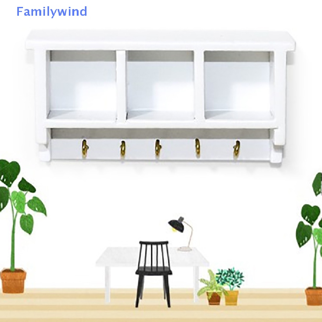 Móc Treo Đồ Gắn Tường Nhà Bếp / Tủ Bếp Trang Trí Nhà Búp Bê Tỉ Lệ 1 / 12