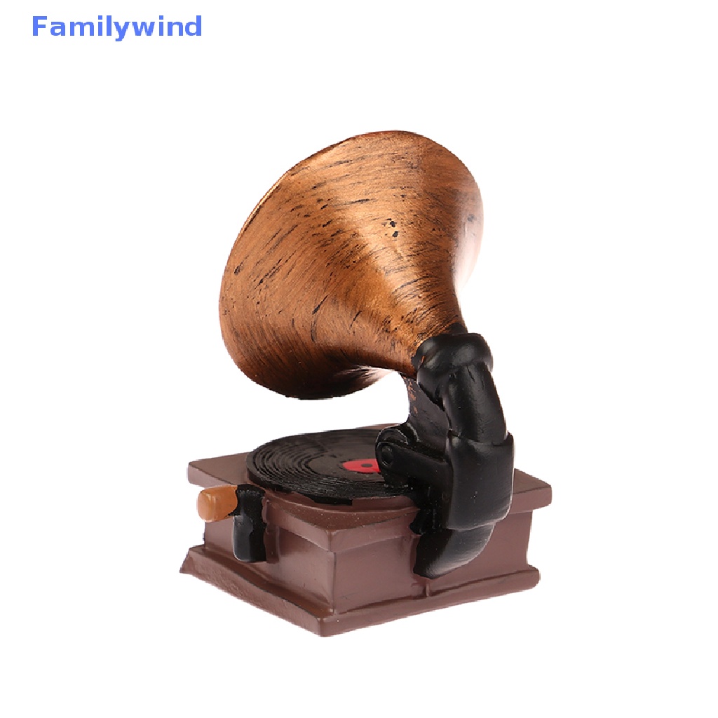 Mô Hình Mèo Máy Hát Đĩa Than mini Dễ Thương