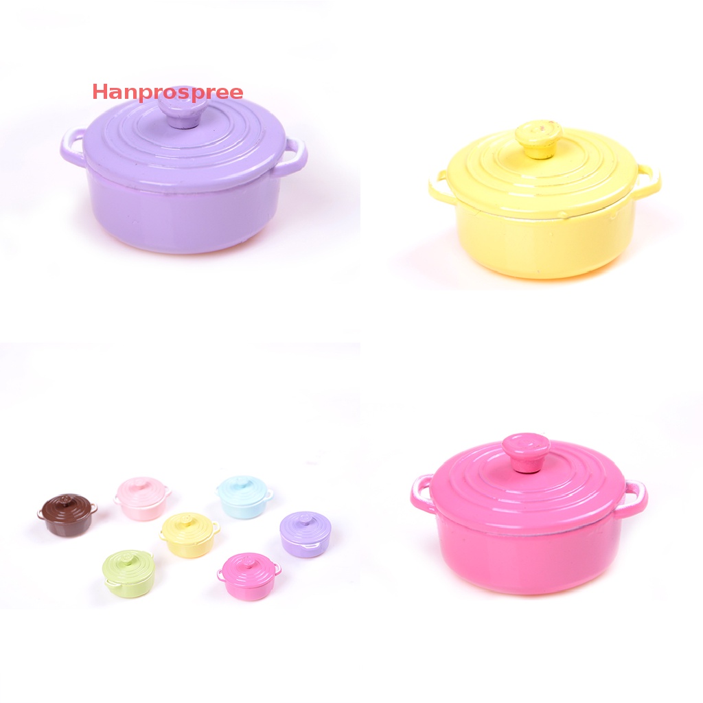 Bộ Nồi Chảo Mini Tỉ Lệ 1: 12 Trang Trí Nhà Búp Bê