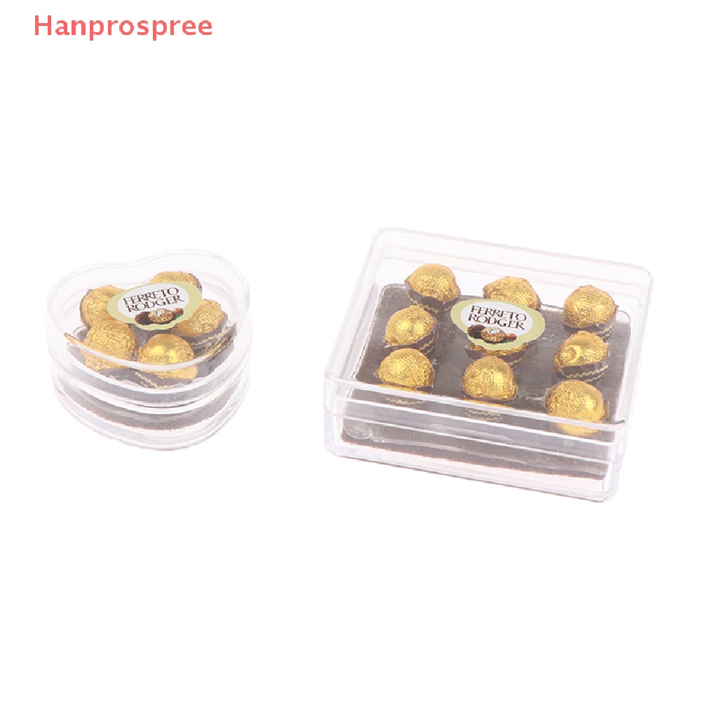 Mô Hình Hộp Quà Sô Cô La Trang Trí Nhà Búp Bê Tỉ Lệ 1: 12