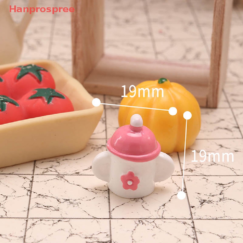 Set 10 Bình Sữa Em Bé Mini Bằng Nhựa Resin Tỉ Lệ 1: 12 Trang Trí Nhà Búp Bê