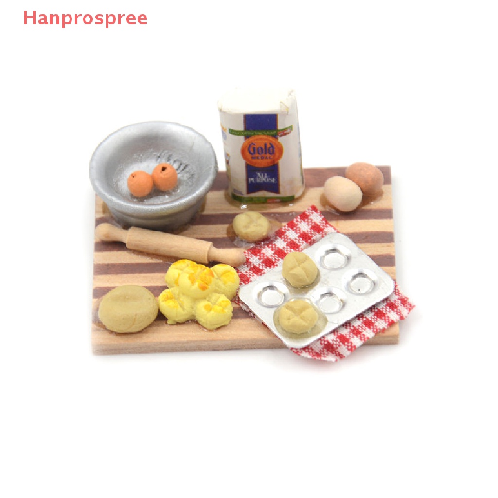 Bộ Mô Hình Hộp Sữa Trứng / Thức Ăn Trang Trí Nhà Búp Bê 1: 12