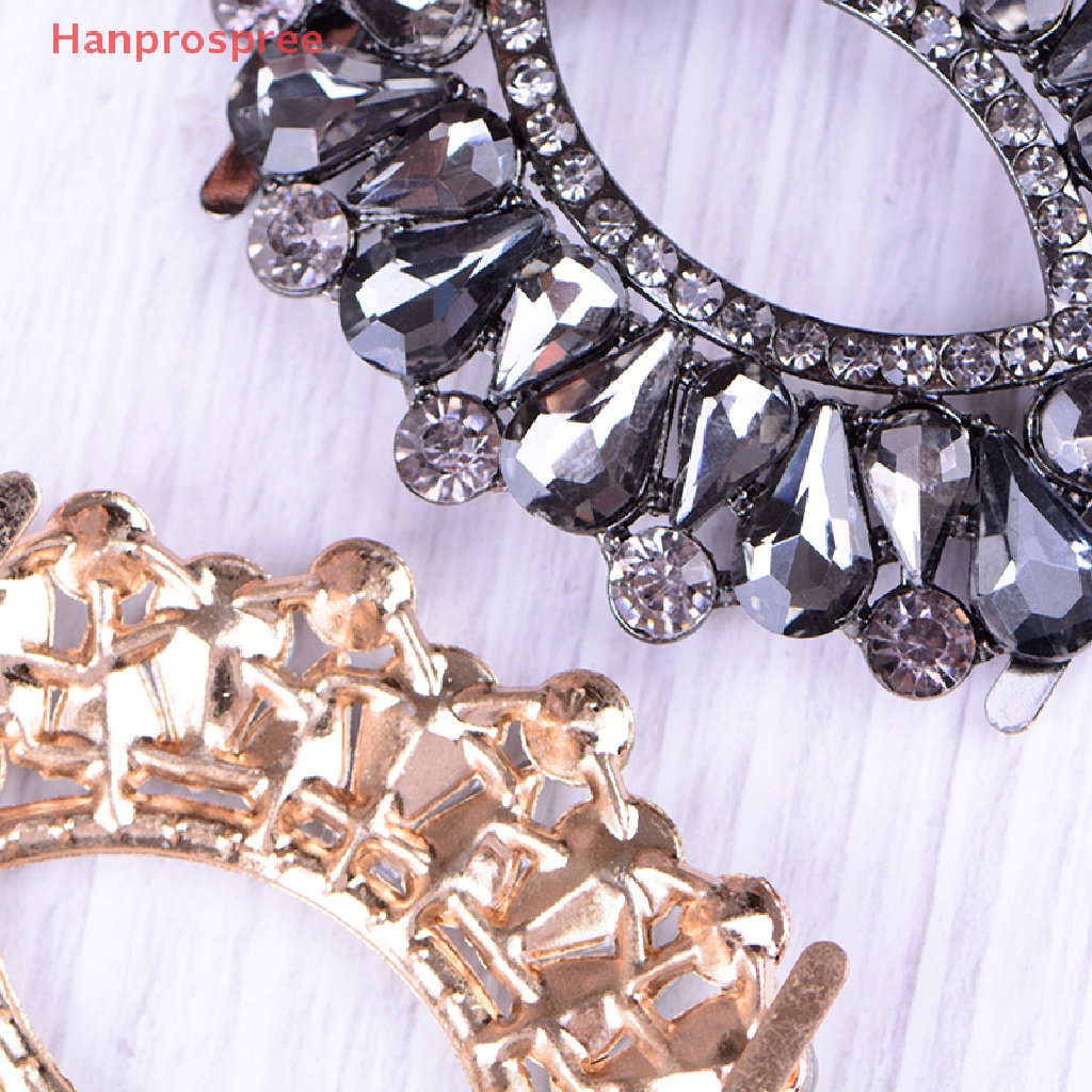 1 Kẹp Kim Loại Đính Đá Trang Trí Giày Cho Cô Dâu