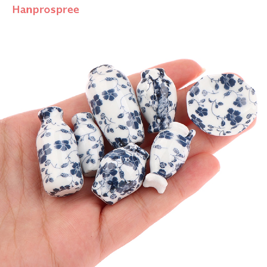 Bộ 7 Món Đồ Chơi Trang Trí Nhà Búp Bê Bằng Gốm 1: 12