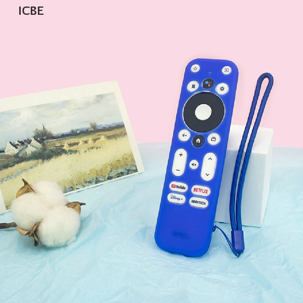 Vỏ Silicone Chống Trượt Chống Sốc Bảo Vệ Cho Điều Khiển Từ Xa Onn. Onn. Điều Khiển Từ Xa Có Dây Đeo Cho Android TV 4K UHD 4K UHD