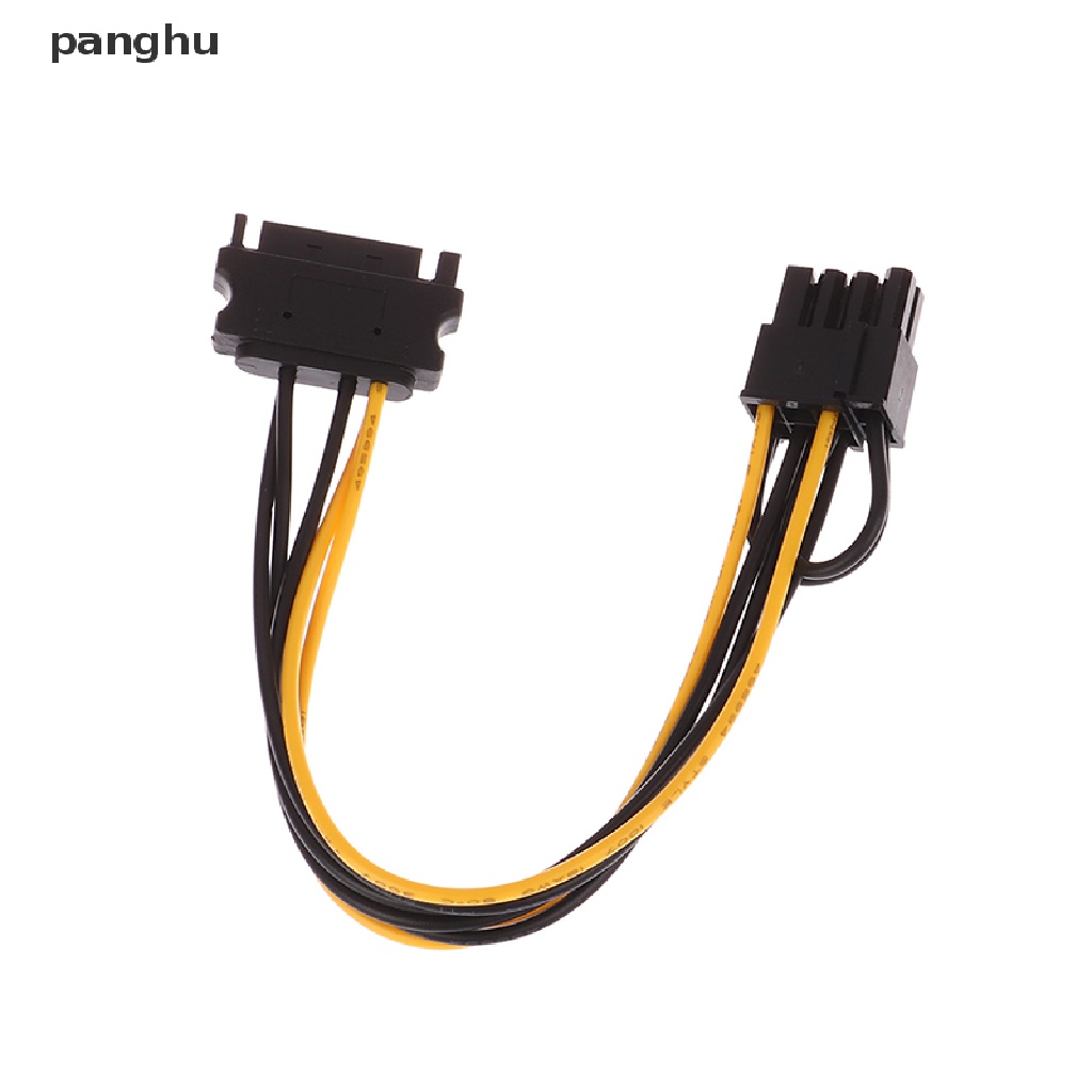 1 Cáp Chuyển Đổi Nguồn PCI-E 15Pin SATA Male Sang 8Pin (6 + 2) 20cm