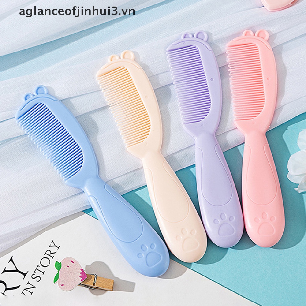 Set 2 Lược Chải Tóc Mềm Mại Dành Cho Bé Sơ Sinh