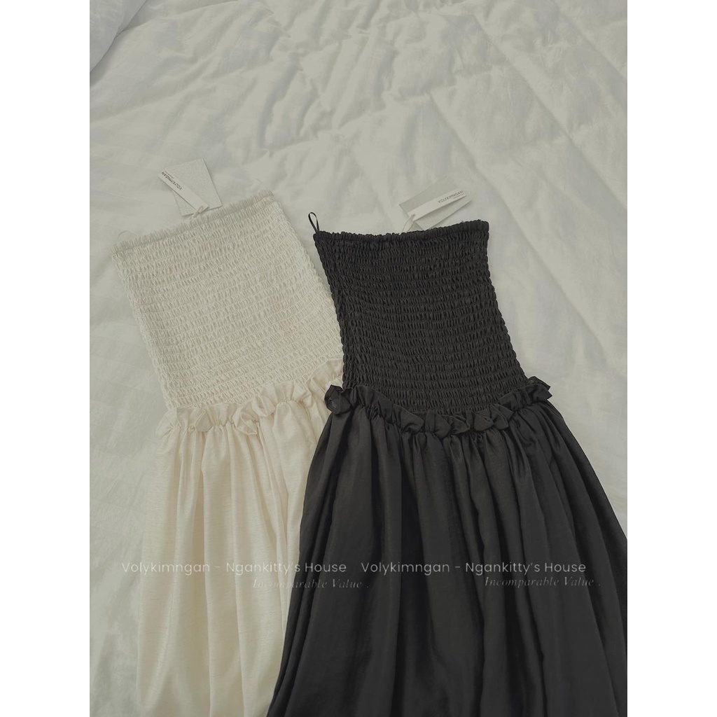 Váy ống nhúng mok.ing Lou.is