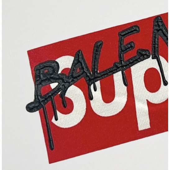 Áo Thun In Logo Sup X BLCG Box 23ss Thời Trang Đường Phố Sang Trọng Cho Nam Và Nữ