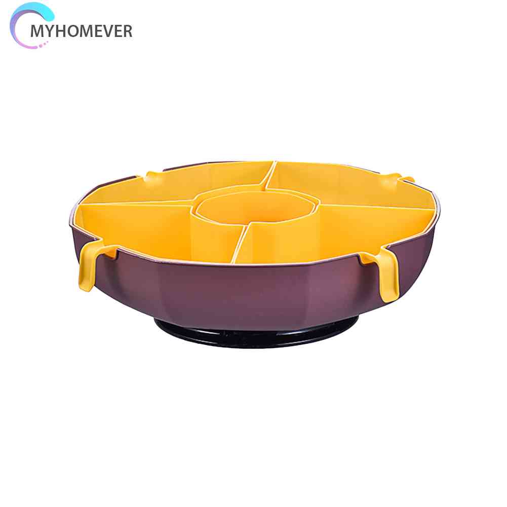 Rổ Đựng Trái Cây Hai Tầng Xoay Được Tiện Lợi Dành Cho Nhà Bếp