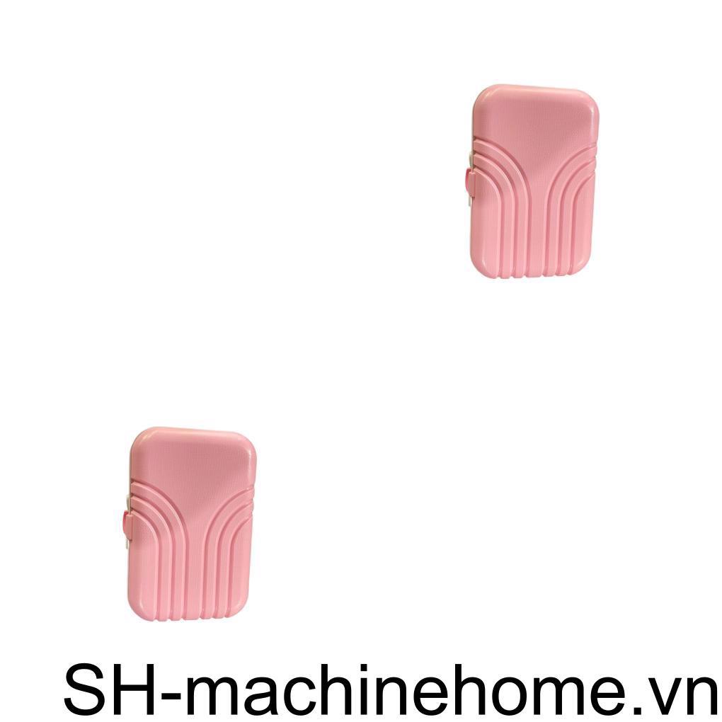 Bộ 1 / 2 Hộp Đựng Tiền Tiết Kiệm Hình Va Li Kéo Độc Đáo Trang Trí Bàn Làm Việc