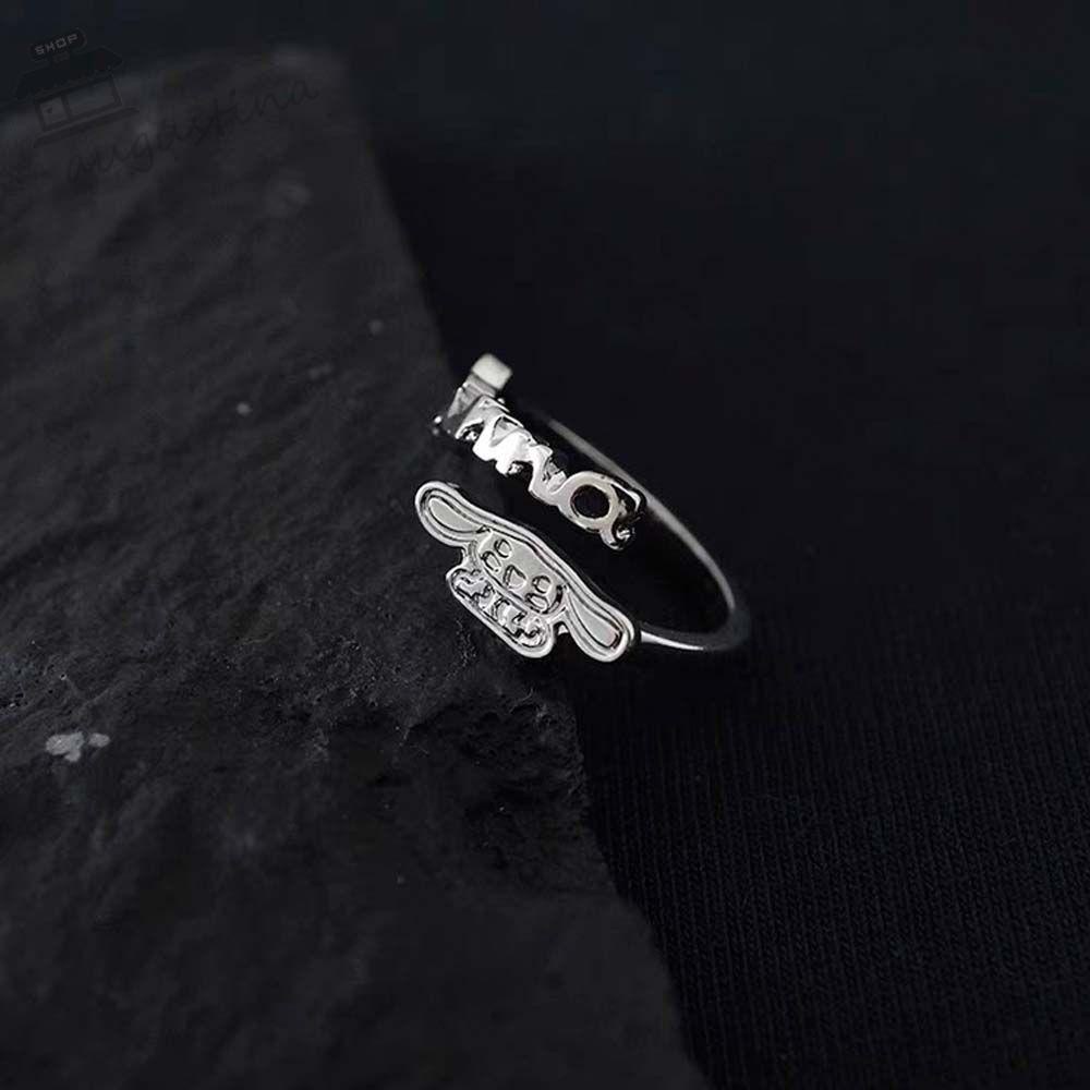 Nhẫn Hở Hình Cinnamoroll Đơn Giản Phong Cách Hàn Quốc Cho Nữ