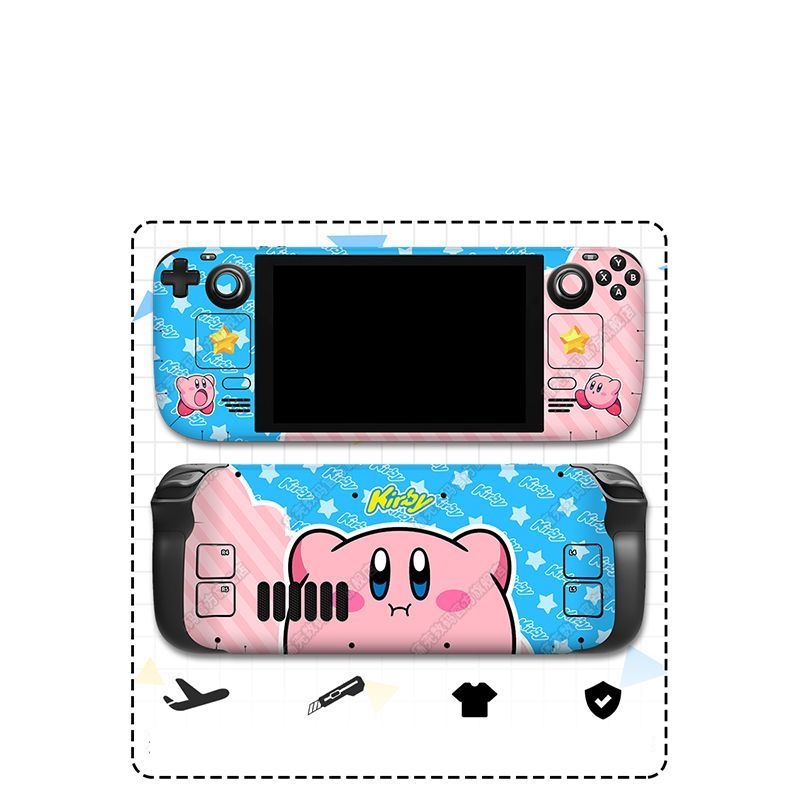 [Nhãn Dán Hoạt Hình] Miếng Dán Mềm Trong Suốt Chống Trầy Cho Máy Chơi Game Hơi Nước Tự Làm Thủ Công