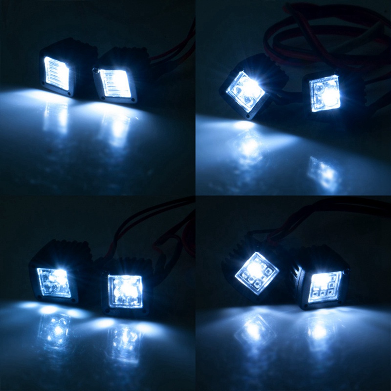 Đèn Pha LED Dành Cho Xe Hơi Điều Khiển Từ Xa TRX4 Axial SCX10 90046 Wraith RR10 VS4-10 Redcat Gen8 1 / 10