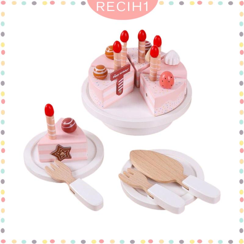 Bộ Đồ Chơi Bánh Kem Bằng Gỗ DIY Dành Cho Bé